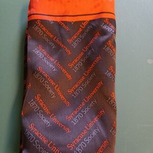 Syracuse University 1870 Society Handmade Silk Scarf